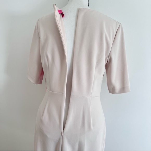 Betsey Johnson Size 8 Women’s Shift Dress. Pink Dress Short Sleeves NWT - Picture 9 of 15